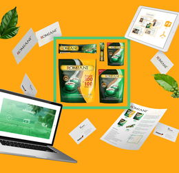 Romaini 速溶咖啡品牌形象重塑 专业Logo设计与网站设计服务